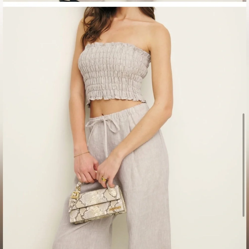 Reformation Linen Pants Set - Picture 4 of 15